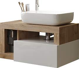 Waschtisch WELLTIME "Hamburg", braun