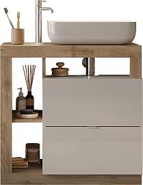 Waschtisch WELLTIME "Hamburg", braun
