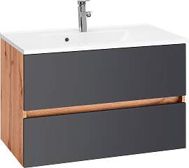 Waschtisch WELLTIME "Lucca", grau