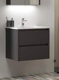 Waschtisch WELLTIME "Urban", grau (grau