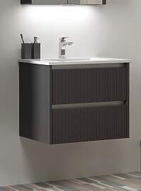 Waschtisch WELLTIME "Urban", grau (grau