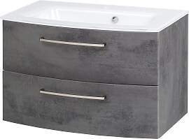 Waschtisch WELLTIME "Windau", grau (oxid 