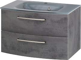Waschtisch WELLTIME "Windau", grau (oxid 