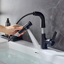 Waschtischarmatur mit LakeBayMZC Ausziehbar