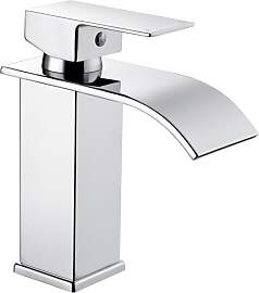 Waschtischarmatur Wasserhahn Bad Wasserfall für