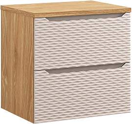 WASCHTISCHUNTERSCHRANK 60cm Elora Beige und Holz