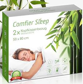 wasserdichte Kissenbezug 50x80 cm – 2er-Pack