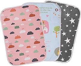 Wasserdichte Wickelunterlage, 3 Stück Tragbare