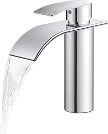 Wasserfall-Badezimmerarmaturen Rund