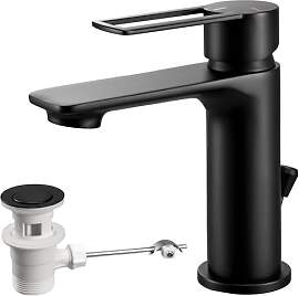 Wasserhahn Bad mit Zugstange,