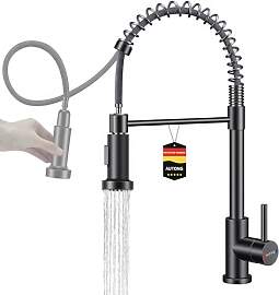 Wasserhahn Küche Schwarz - Hochdruck