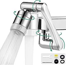 Wasserhahn Verlängerung mit Perlator,