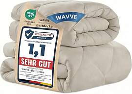 WAVVE Bettdecke 135x200 4 Jahreszeiten 2 teilig -
