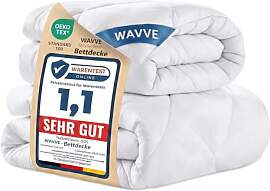 WAVVE Bettdecke 200x200cm 4 Jahreszeiten 2er Set - 