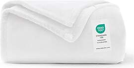 WAVVE Kuscheldecke Flauschig Decke Weiß -