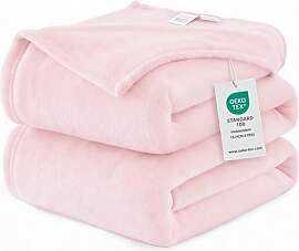 WAVVE Kuscheldecke Flauschige Decke Rosa 220x240