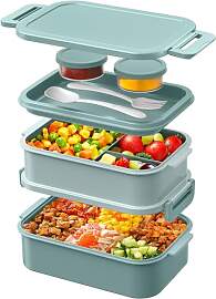 WayEee Lunchbox Erwachsene 2130ml Groß Volumen