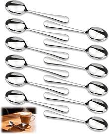 Wcawnlt Kaffeelöffel, Teelöffel, 12er Set Kleine 