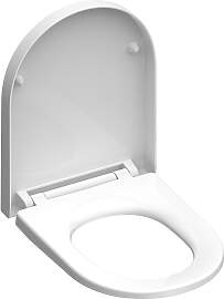 WC-Sitz mit Absenkautomatik in Weiß
