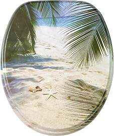WC-Sitz SANILO "Beach", sand, grün,