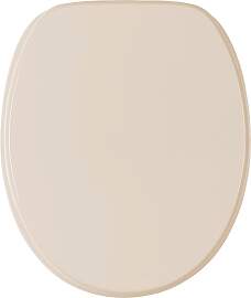 WC-Sitz SANILO, beige, B:37,7cm L:47cm, MDF -