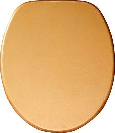 WC-Sitz SANILO "Glitzer", goldfarben,