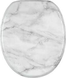 WC-Sitz SANILO "Marmor", grau, B:37,7cm