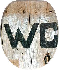 WC-Sitz SANILO "Old Style", braun,