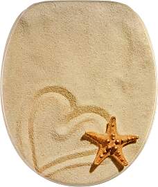 WC-Sitz SANILO "Sandy", sand, B:37,7cm