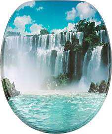WC-Sitz SANILO "Wasserfall", bunt