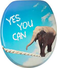 WC-Sitz SANILO "Yes you can", blau,