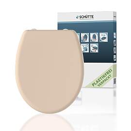 WC-Sitz SCHÜTTE, beige, B:375cm L:450cm,