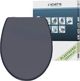 WC-Sitz SCHÜTTE, grau (anthrazit), B:375cm