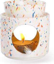 WD&CD Duftlampe aus Keramik Bunt, Aromalampe