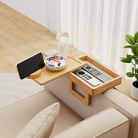 Wealone Mini Sofatablett, Couch Ablage für