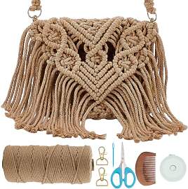 WEBEEDY DIY Makramee Taschen Set Crossbody Tasche
