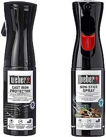 Weber 17889 Gusseisen Schutzspray & 17685