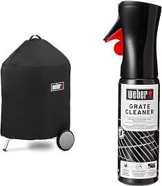 Weber 7143 Luxus Abdeckhaube 57 cm, Schwarz &
