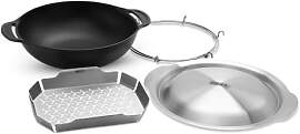 Weber Crafted Wok & Dampfgaraufsatz / 2-in-1