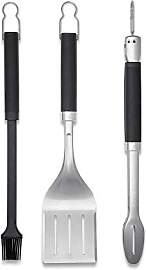 Weber Premium Grillbesteck, 3-teilig, aus