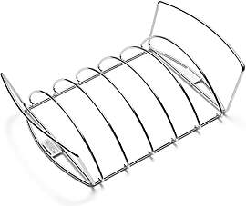 Weber Premium Spare-Rib-Halter & Bratenkorb,