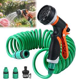 Weciau Spiralschlauch Wasser, Gartenschlauch