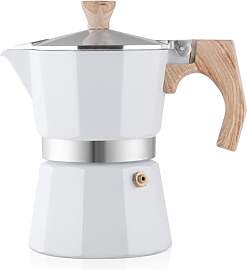 wedrink Aluminium Mokkakanne, 3 Tassen Moka Pot,
