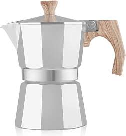wedrink Aluminium Mokkakanne, 3 Tassen Moka Pot,