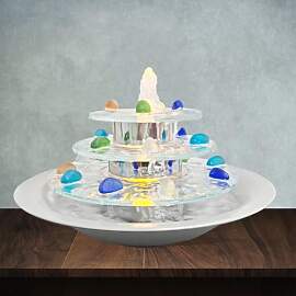 Weejian 3-Tier Tischplatte Brunnen Home