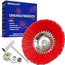 WEGLUST Nylon-Unkrautbürste für Motorsense,