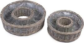 Weide Pflanz-Ringe in grau als wetterfeste
