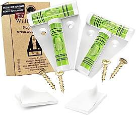 WEIDEBACH® 2x Robuste Wasserwaage klein,