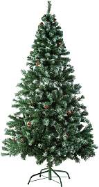 Weihnachtsbaum künstlich mit Zapfen und