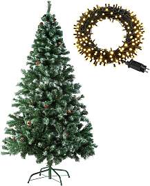 Weihnachtsbaum künstlich mit Zapfen und